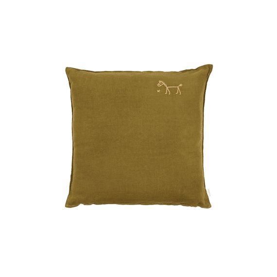 Nobodinoz Kussen Vierkant Moss Green