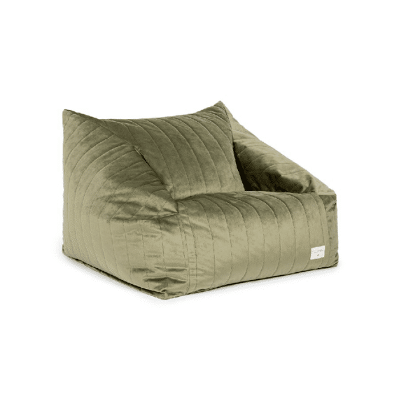 Nobodinoz Zetel Beanbag Chelsea Olive Green