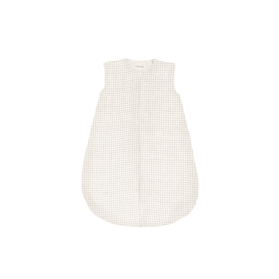 Nobodinoz Slaapzak 0-6M Fluffy Medium Warm Blue Grid