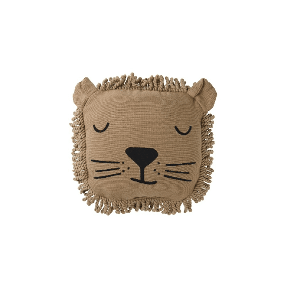 Nobodinoz Kussen Lion Face Sesame