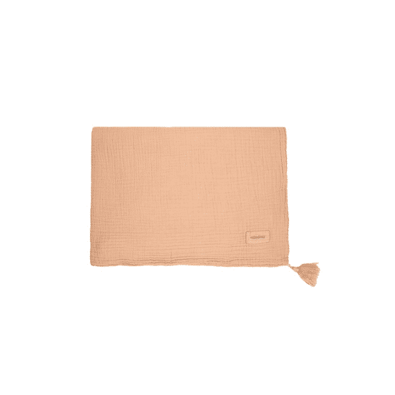 Nobodinoz Deken Wieg Wabi-Sabi 65x100cm Powder Pink