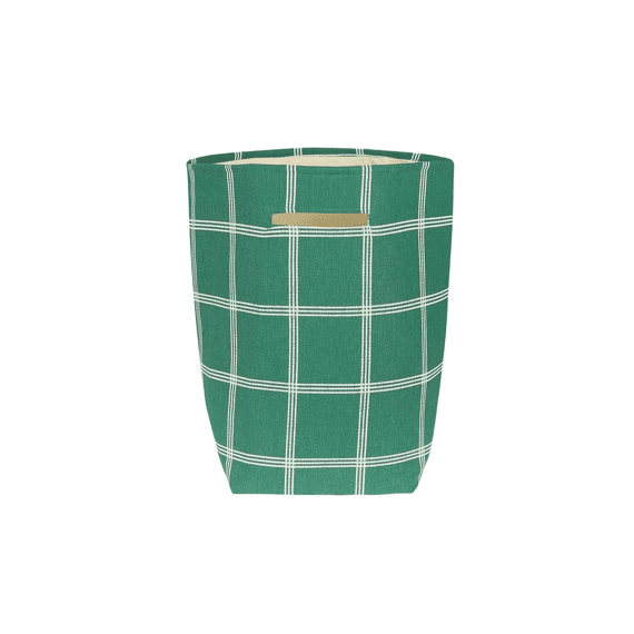 Nobodinoz Opbergmand Vibes Large Green White Windowpane