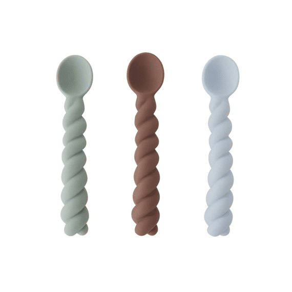Oyoy Lepeltjes Mellow 3-pack Dusty Blue Taupe Pale Mint