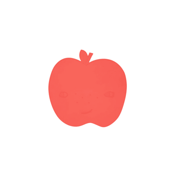 Oyoy Placemat Apple Yummy Cherry Red
