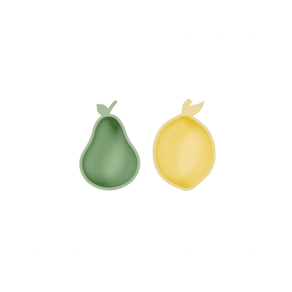 Oyoy Snack Bowl Yummy Lemon & Pear Yellow Green