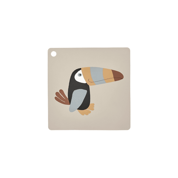 Oyoy Placemat Toucan  Clay