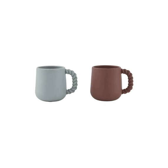 Oyoy Cup Mellow 2-pack Choko Pale Mint