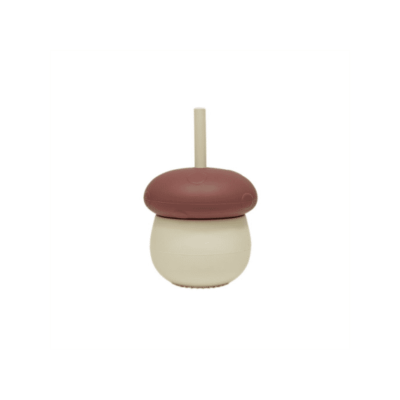 Oyoy Cup Mushroom Offwhite Red
