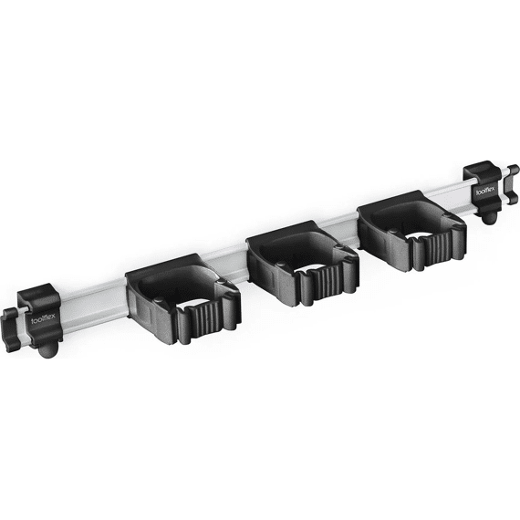 Toolflex One Rail 54cm 3 Houders Zwart