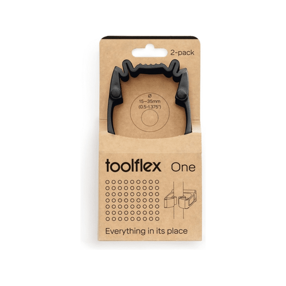Toolflex One Houder 2 Stuks Zwart
