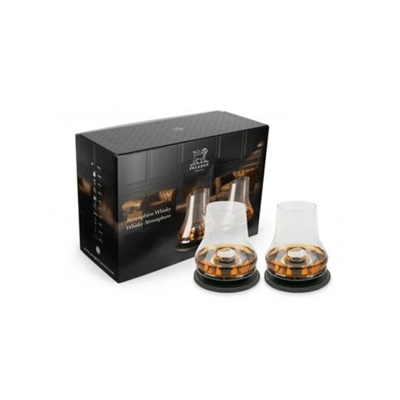 Peugeot Whisky Geschenkset 6-delig 2 Glazen Koelelementen Onderzetters