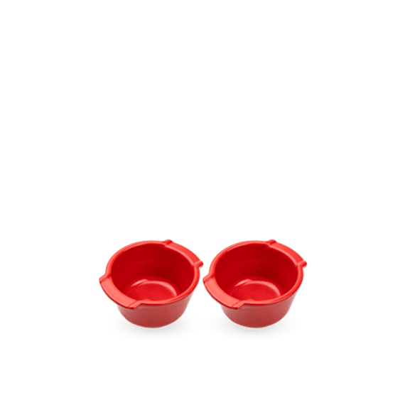 Peugeot Appolia Ovenschaaltje Keramisch 11cm 2stuk Rood