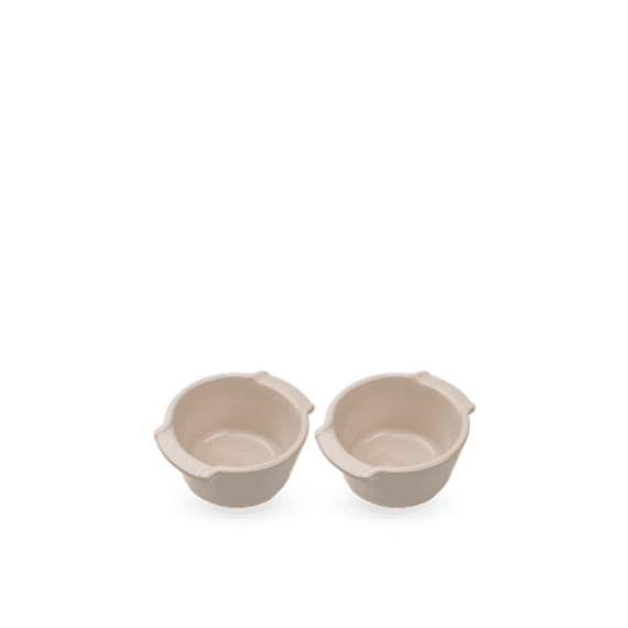 Peugeot Appolia Ovenschaaltje Keramisch 11cm 2stuk Ecru
