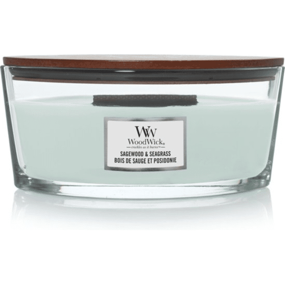 Woodwick Kaars Ellipse Sagewood & Seagrass