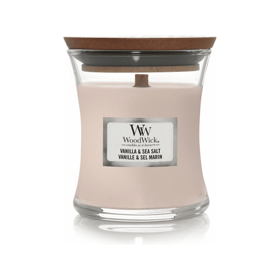 Woodwick Kaars Mini Vanilla & Sea Salt