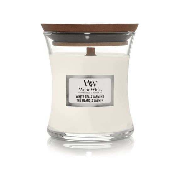 Woodwick Kaars Mini White Tea & Jasmine