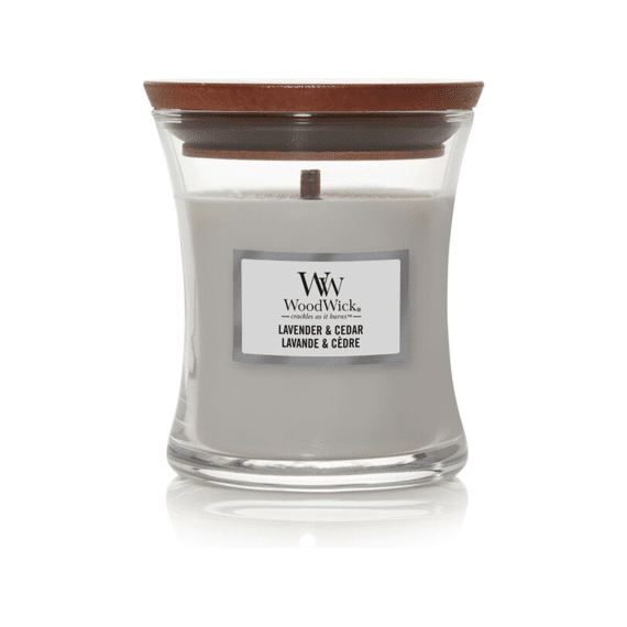 Woodwick Kaars Mini Lavender & Cedar
