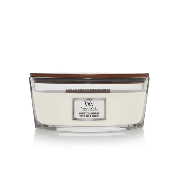 Woodwick Kaars Ellipse White Tea & Jasmine