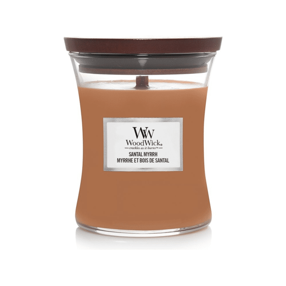 Woodwick Kaars Medium Santal Myrrh