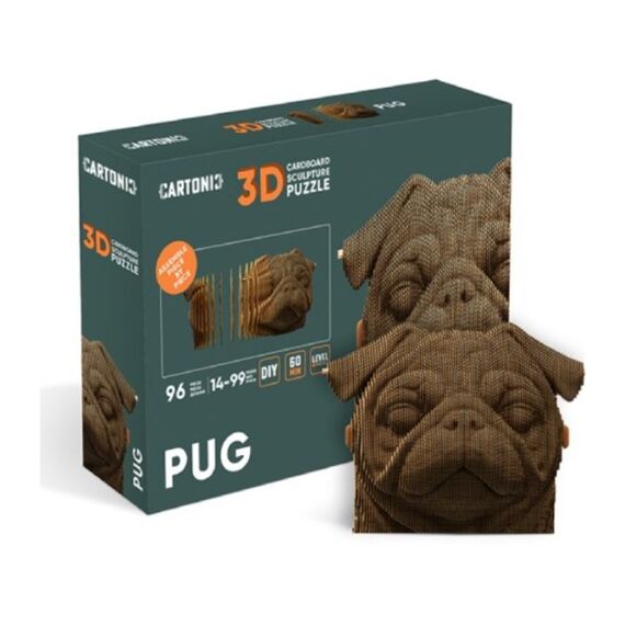 Cartonic 3d Puzzel Mopshond