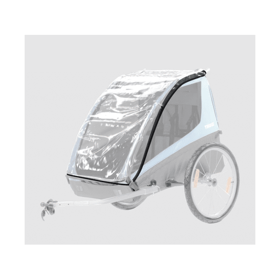 Thule Fietskar Coaster XT Regenbekleding 2 Kinderen