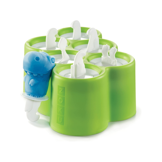 Zoku Pop Maker Dinosaurus Set voor 6 Ijsjes 24,2x14,5x8cm Groen