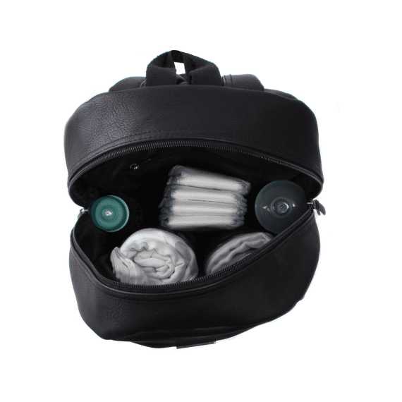 Kidzroom Luiertas Rugzak Nice Popular Black