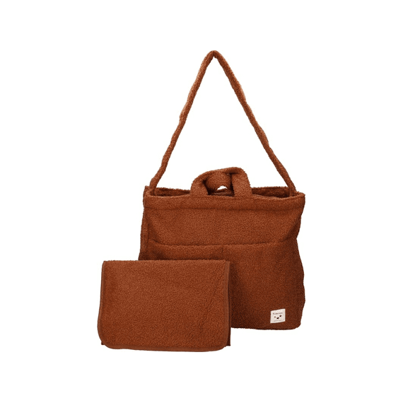 Kidzroom Luiertas Care Loyal Love Teddy Cognac