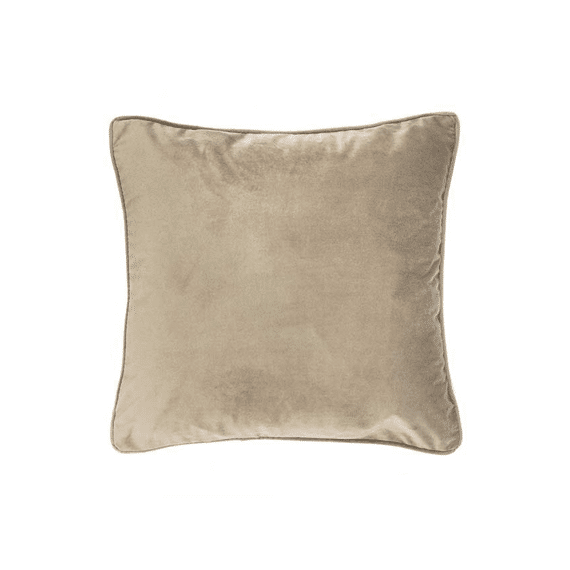 Tiseco Kussen Supersoft Velvet 45x45 Light Taupe