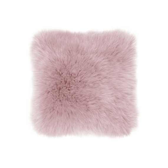 Tiseco Kussen Schapenvacht (Imitatie) 45x45cm Pink