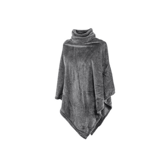 Tiseco Poncho Cosy Collar Grey 80x80cm