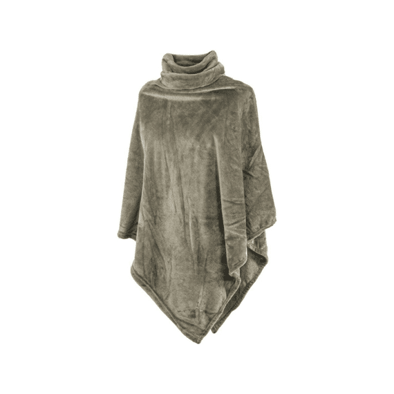 Tiseco Poncho Cosy Collar Taupe 80x80cm