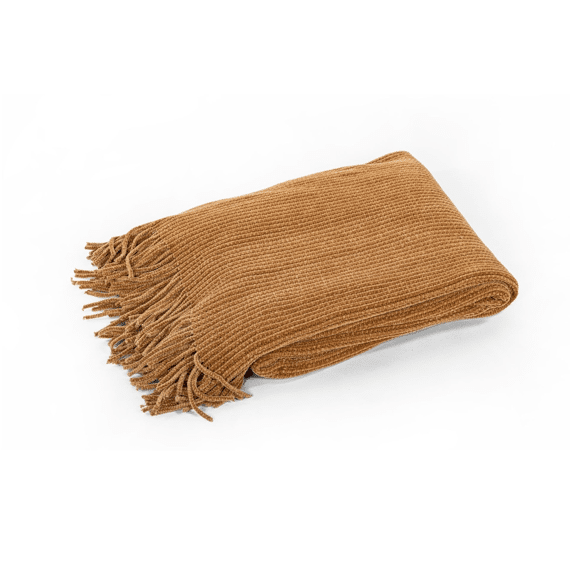 Tiseco Plaid Madeline 130x170cm Indian Tan