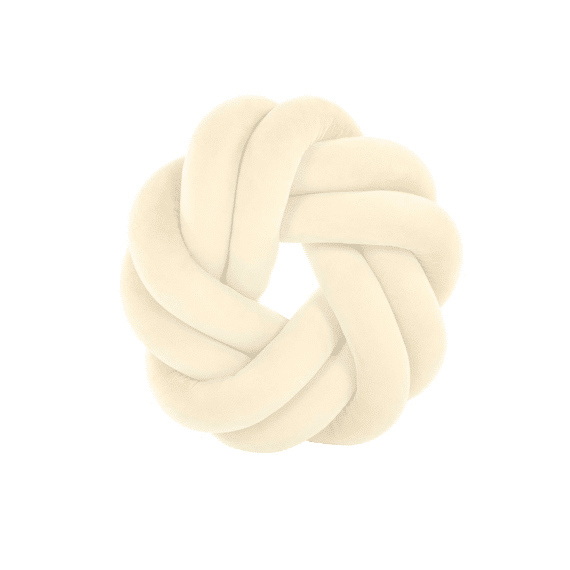 Tiseco Kussen Knot Ivory D30cm
