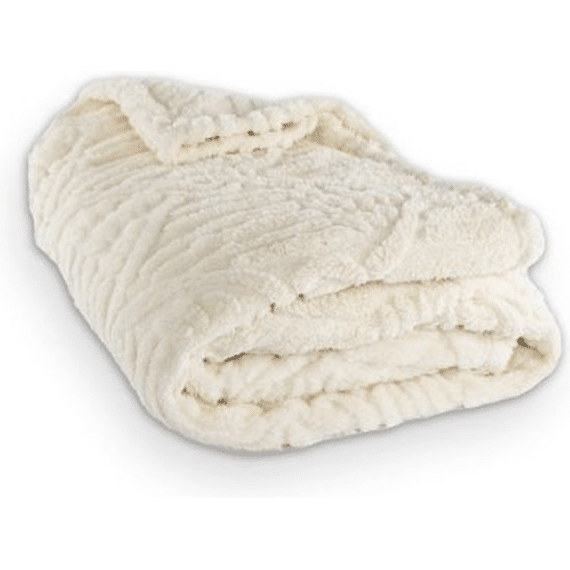 Tiseco Plaid Rena 150x200cm Ivory
