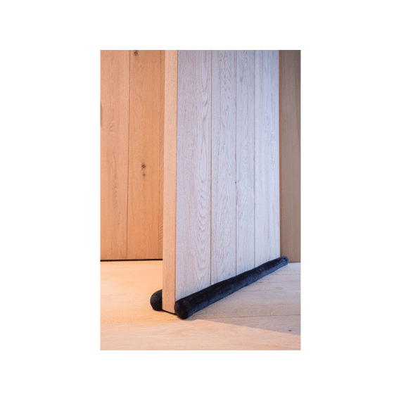 Tiseco Tochtrol Dubbel 80x16cm Zwart