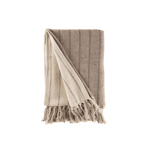 Tiseco Plaid Alma 130x160cm Taupe