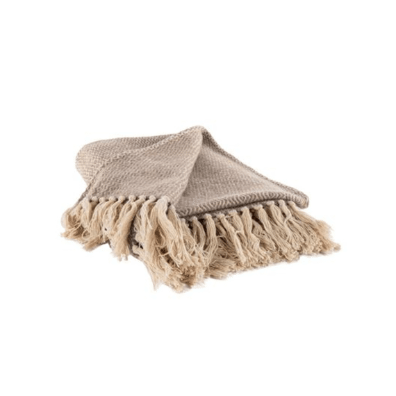 Tiseco Plaid Artem 130x160cm Taupe
