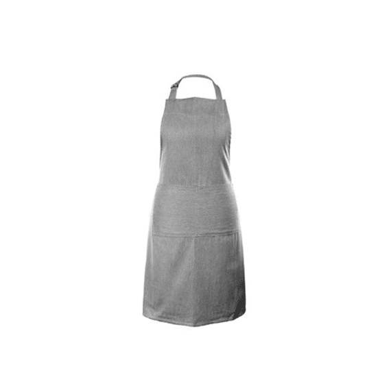 Tiseco Keukenschort Dobby Black