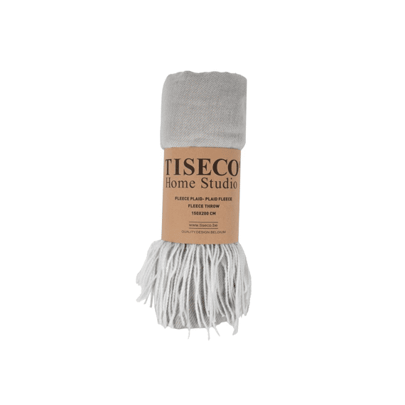 Tiseco Plaid Amalia 150x200cm Grey