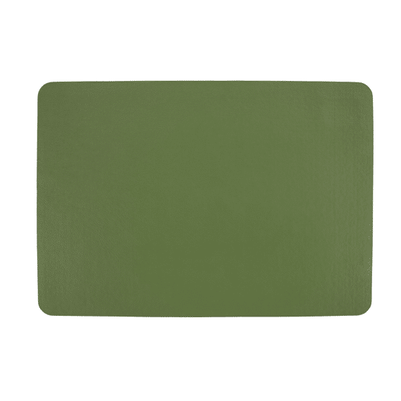 Tiseco Placemat Togo Leather Look Uni 33x45cm Dill