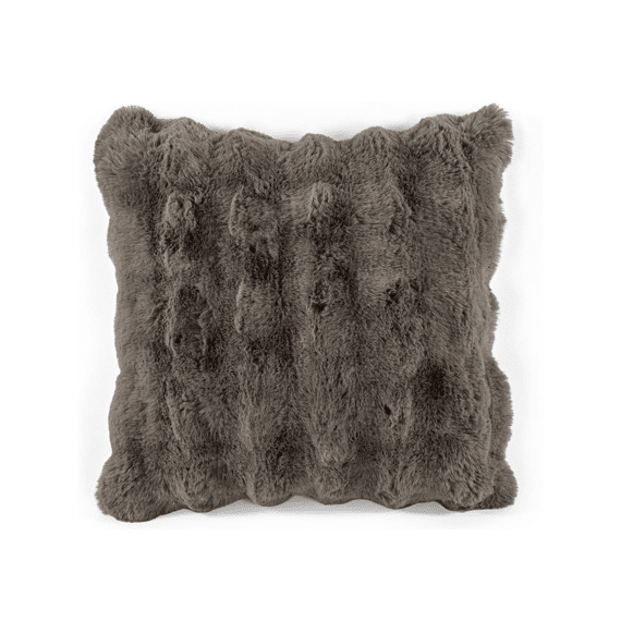 Tiseco Kussen Bubble Rabbit Fur 45x45cm Grey