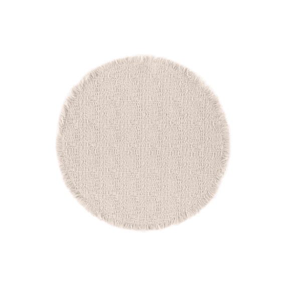 Tiseco Placemat Lina Rond 38cm Natural
