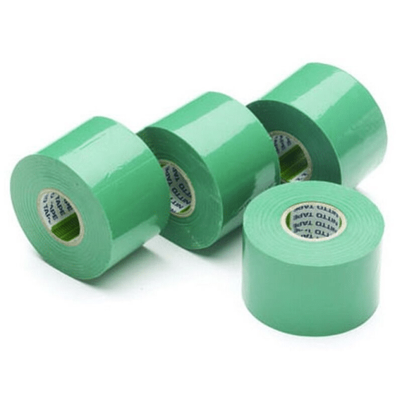 Isolatietape groen 50mm x 20m PER ROL