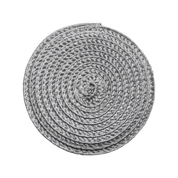 Gusta Onderzetters Donkergrijs S/4 D10cm