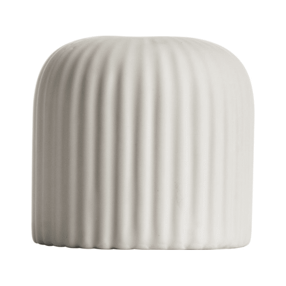 Gusta Dinerkaarshouder Lijnen Taupe 7x6,5cm