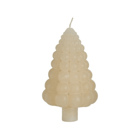 Ideas 4 Seasons Kaars Bubble Kerstboom Crème