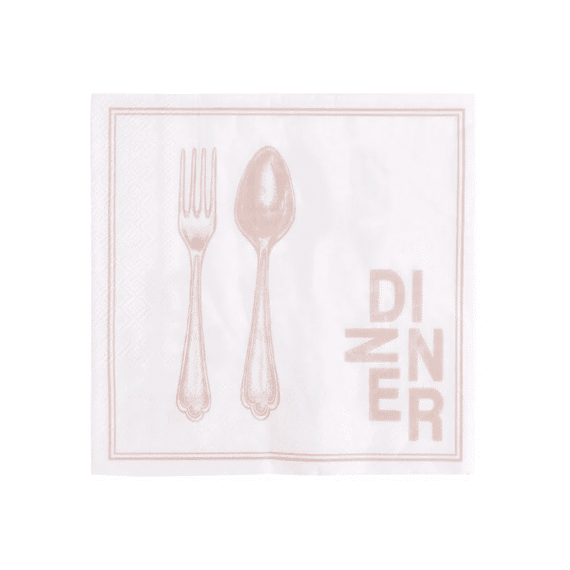 Jens Living Servetten 16st 33x33cm Happy Cooking