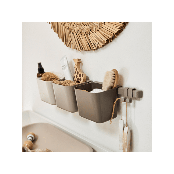 Leander Organizers 3 Pcs, 1x Long, 1x Short Rack Cappuccino