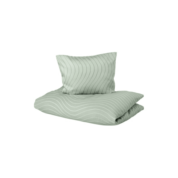 Leander Dekbedovertrek Bed 100x140 Woolland Sage Green